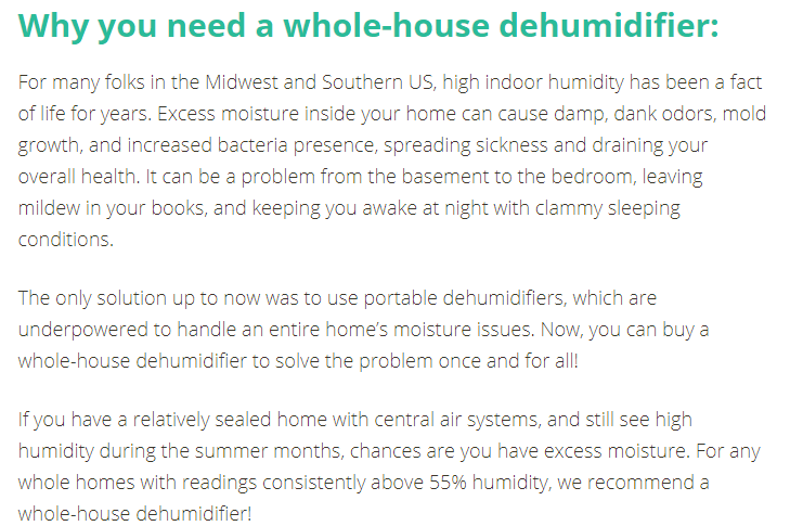 Whole House Dehumidifiers In Chico, Paradise, CA | All Around HVAC