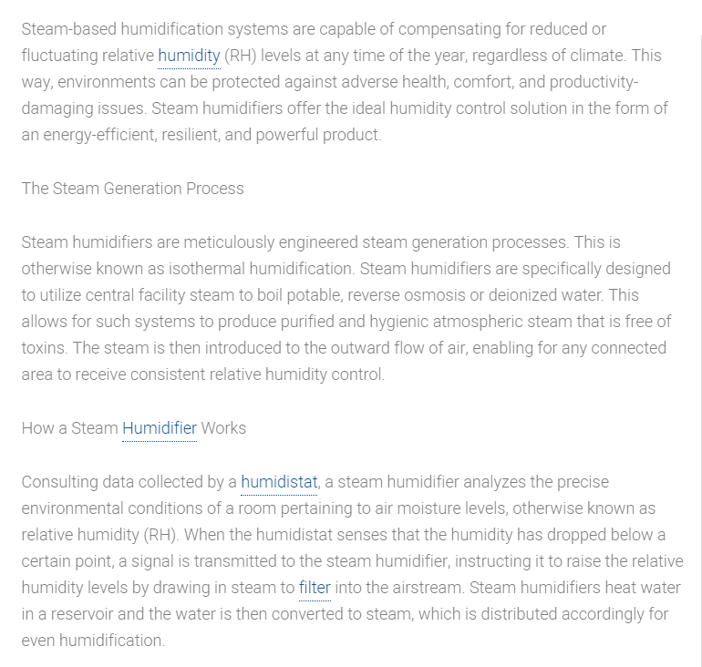 Steam Humidification in Chico, CA | All Around HVAC